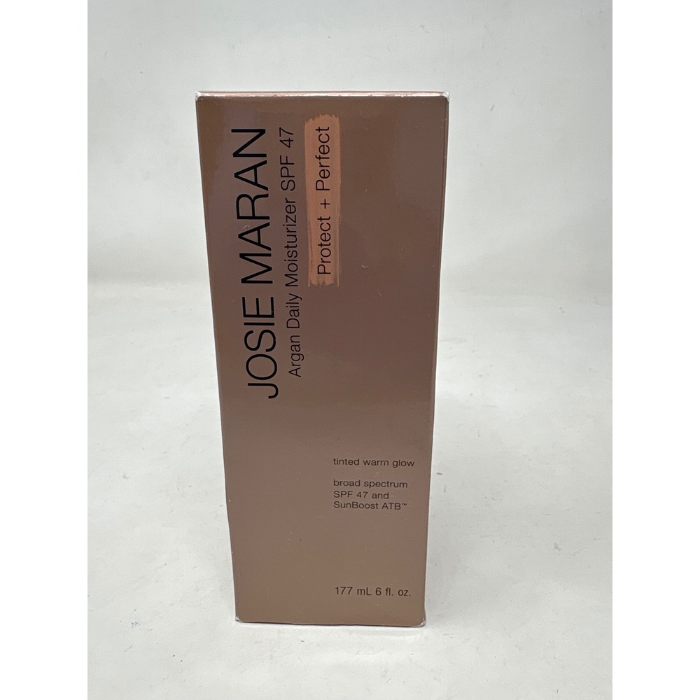 Josie Maran Argan Daily Moisturizer SPF 47 Tinted Warm Glow 6oz Sunscreen